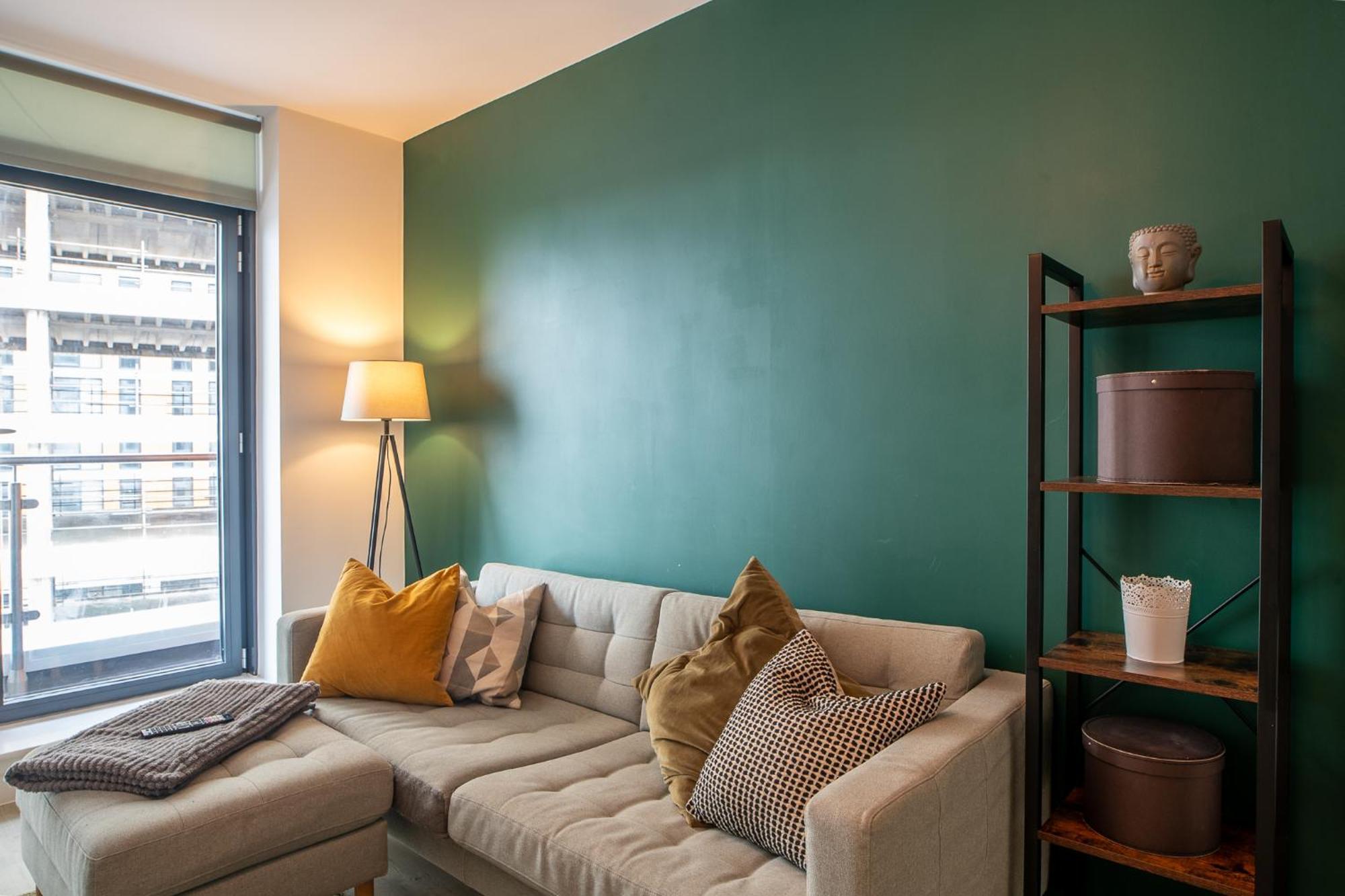 Modern And Spacious Apartment In Salford Quays Mánchester Exterior foto
