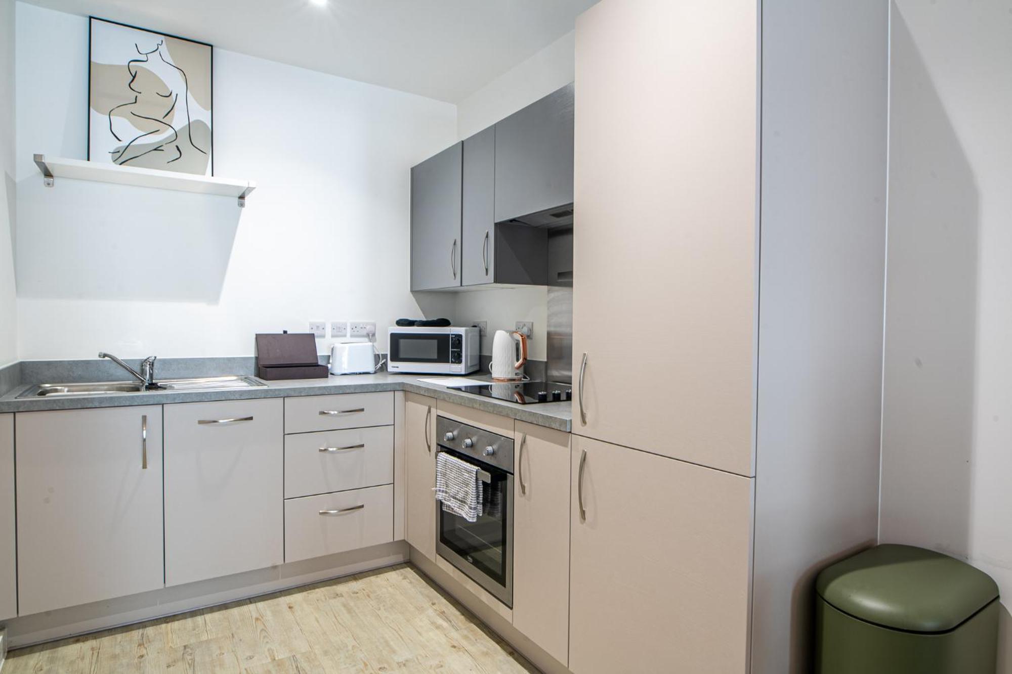 Modern And Spacious Apartment In Salford Quays Mánchester Exterior foto